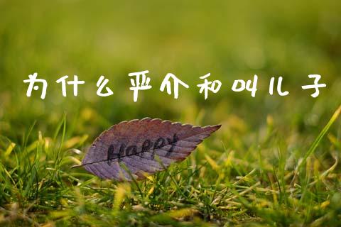 为什么严介和叫儿子_https://m.jnlaobingbanjia.com_基金市场_第1张