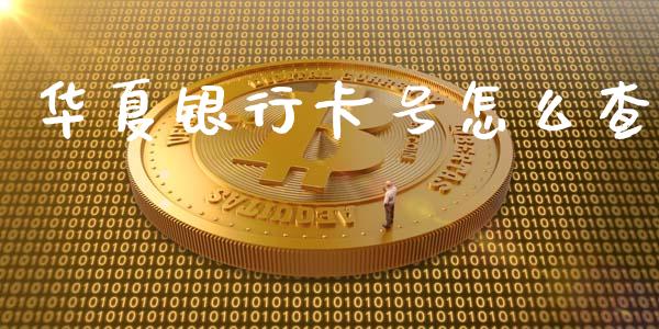 华夏银行卡号怎么查_https://m.jnlaobingbanjia.com_股市新闻_第1张