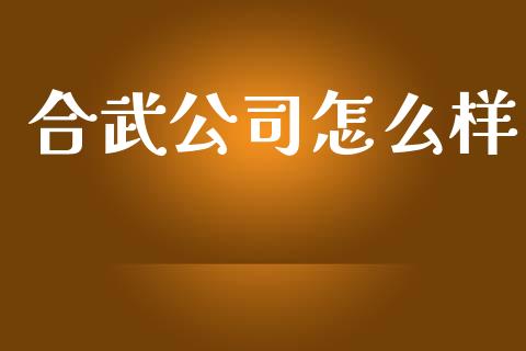 合武公司怎么样_https://m.jnlaobingbanjia.com_区块链_第1张