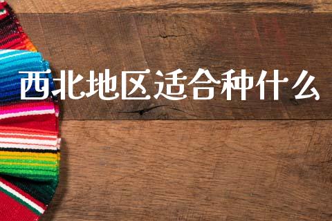 西北地区适合种什么_https://m.jnlaobingbanjia.com_理财规划_第1张