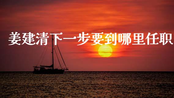 姜建清下一步要到哪里任职_https://m.jnlaobingbanjia.com_理财规划_第1张