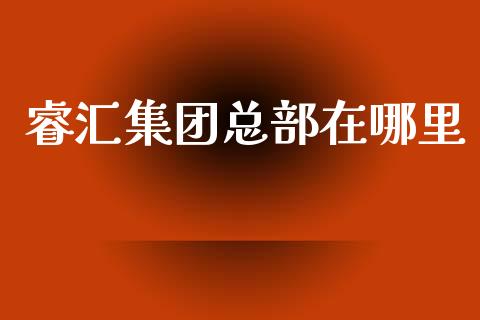 睿汇集团总部在哪里_https://m.jnlaobingbanjia.com_理财规划_第1张