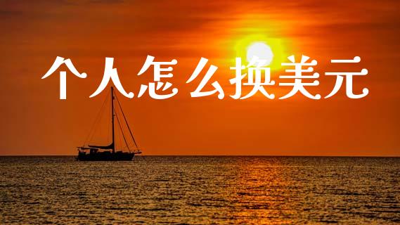 个人怎么换美元_https://m.jnlaobingbanjia.com_理财规划_第1张