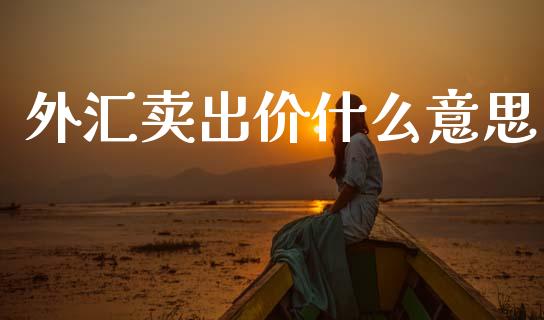 外汇卖出价什么意思_https://m.jnlaobingbanjia.com_股市新闻_第1张