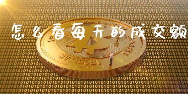 怎么看每天的成交额_https://m.jnlaobingbanjia.com_金融监管_第1张