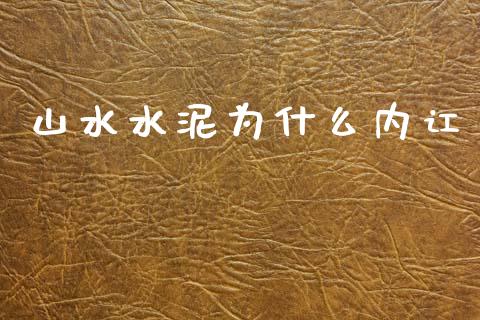 山水水泥为什么内讧_https://m.jnlaobingbanjia.com_全球市场_第1张