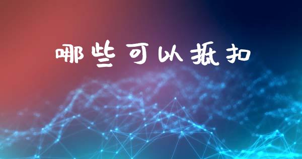 哪些可以抵扣_https://m.jnlaobingbanjia.com_金融监管_第1张