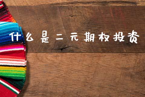 什么是二元期权投资_https://m.jnlaobingbanjia.com_理财规划_第1张