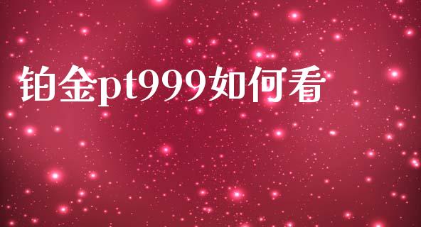 铂金pt999如何看_https://m.jnlaobingbanjia.com_区块链_第1张