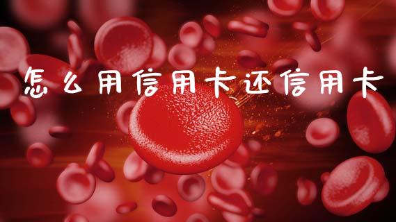 怎么用信用卡还信用卡_https://m.jnlaobingbanjia.com_区块链_第1张