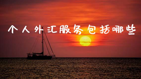个人外汇服务包括哪些_https://m.jnlaobingbanjia.com_股市新闻_第1张