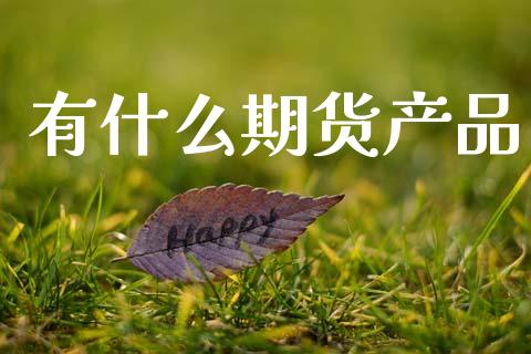 有什么期货产品_https://m.jnlaobingbanjia.com_股市新闻_第1张