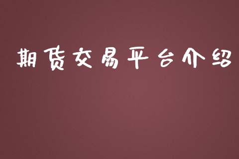 期货交易平台介绍_https://m.jnlaobingbanjia.com_理财规划_第1张