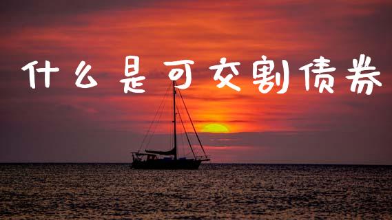 什么是可交割债券_https://m.jnlaobingbanjia.com_金融监管_第1张