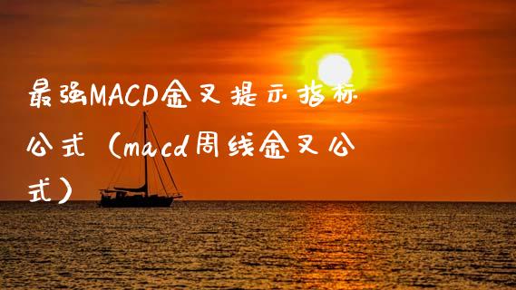 最强MACD金叉提示指标公式（macd周线金叉公式）_https://m.jnlaobingbanjia.com_基金市场_第1张