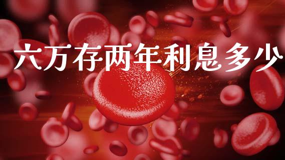 六万存两年利息多少_https://m.jnlaobingbanjia.com_全球市场_第1张