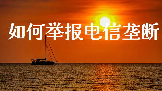 如何举报电信垄断_https://m.jnlaobingbanjia.com_基金市场_第1张
