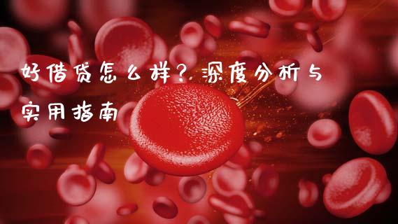 好借贷怎么样？深度分析与实用指南_https://m.jnlaobingbanjia.com_股市新闻_第1张