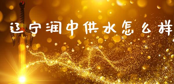 辽宁润中供水怎么样_https://m.jnlaobingbanjia.com_理财规划_第1张