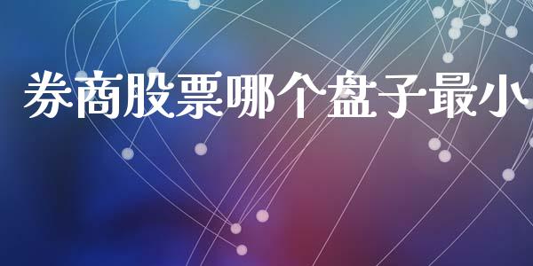 券商股票哪个盘子最小_https://m.jnlaobingbanjia.com_理财规划_第1张