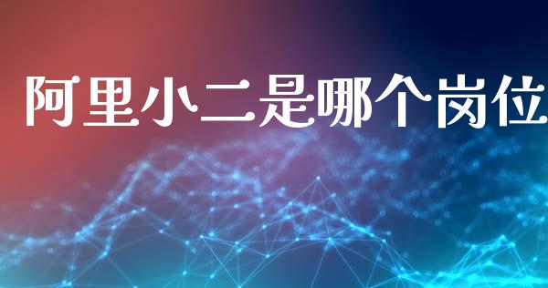 阿里小二是哪个岗位_https://m.jnlaobingbanjia.com_全球市场_第1张