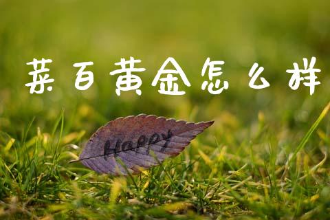 菜百黄金怎么样_https://m.jnlaobingbanjia.com_区块链_第1张