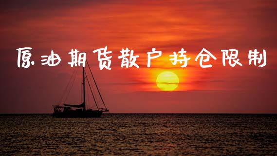 原油期货散户持仓限制_https://m.jnlaobingbanjia.com_全球市场_第1张
