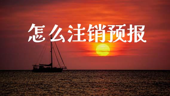 怎么注销预报_https://m.jnlaobingbanjia.com_股市新闻_第1张