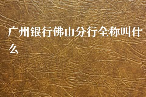 广州银行佛山分行全称叫什么_https://m.jnlaobingbanjia.com_区块链_第1张