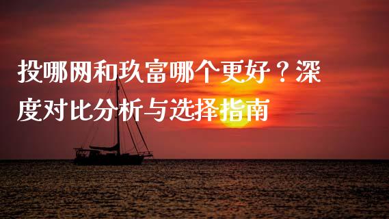 投哪网和玖富哪个更好？深度对比分析与选择指南_https://m.jnlaobingbanjia.com_金融监管_第1张