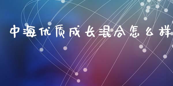 中海优质成长混合怎么样_https://m.jnlaobingbanjia.com_股市新闻_第1张