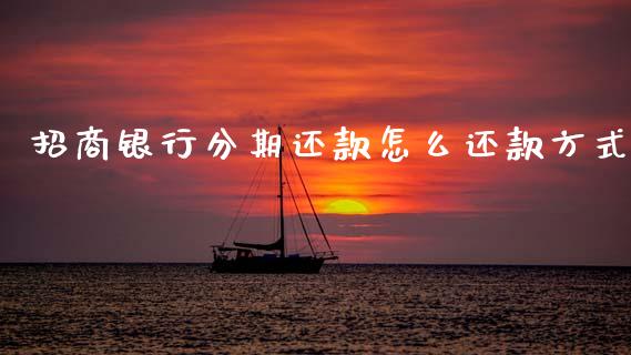 招商银行分期还款怎么还款方式_https://m.jnlaobingbanjia.com_全球市场_第1张