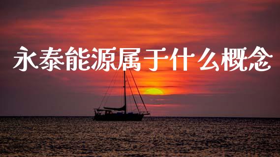 永泰能源属于什么概念_https://m.jnlaobingbanjia.com_股市新闻_第1张