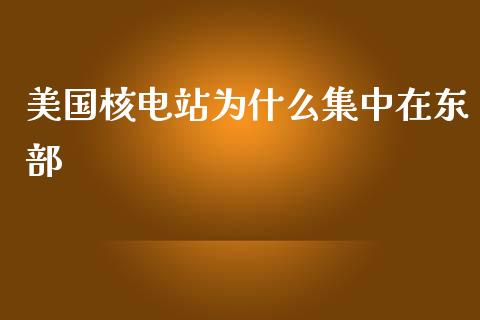 美国核电站为什么集中在东部_https://m.jnlaobingbanjia.com_区块链_第1张