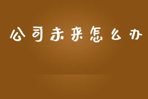 公司未来怎么办_https://m.jnlaobingbanjia.com_金融监管_第1张
