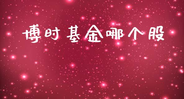 博时基金哪个股_https://m.jnlaobingbanjia.com_基金市场_第1张