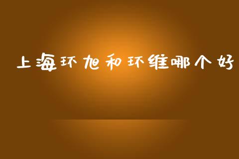 上海环旭和环维哪个好_https://m.jnlaobingbanjia.com_股市新闻_第1张