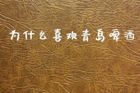 为什么喜欢青岛啤酒_https://m.jnlaobingbanjia.com_理财规划_第1张