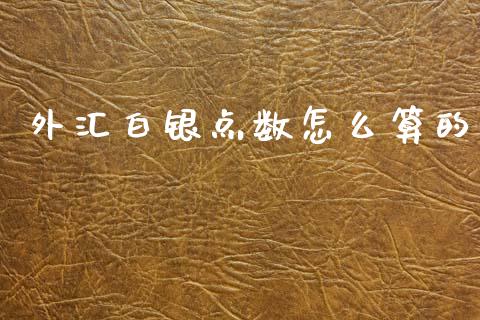 外汇白银点数怎么算的_https://m.jnlaobingbanjia.com_区块链_第1张