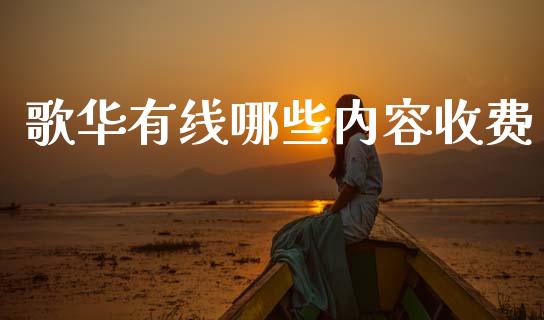 歌华有线哪些内容收费_https://m.jnlaobingbanjia.com_基金市场_第1张