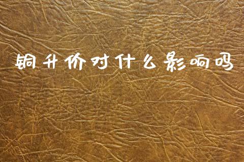 铜升价对什么影响吗_https://m.jnlaobingbanjia.com_基金市场_第1张